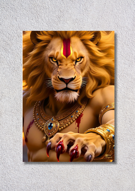 Lion Face – // poster // A4 and A3