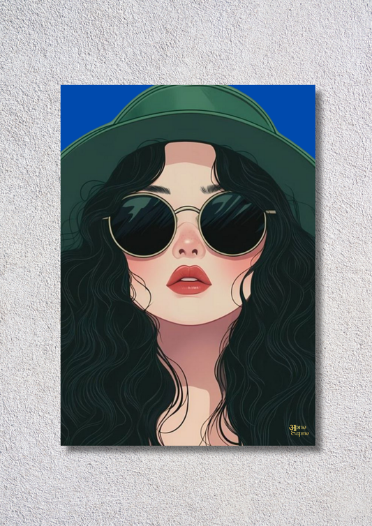 Woman with Glasses – // poster // A4 and A3
