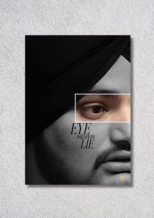 Siddhu Moosewala Focus // poster // a4 and a3