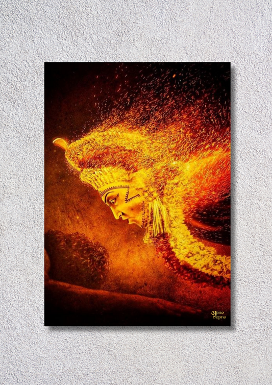 Divine Goddess Durga Wall Poster