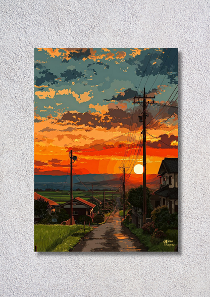 Sunset Cross – // poster // A4 and A3