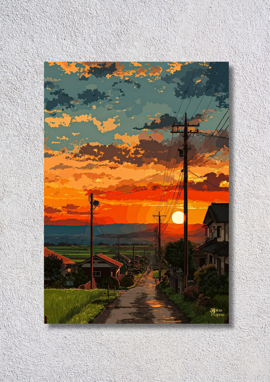 Sunset Cross – // poster // A4 and A3