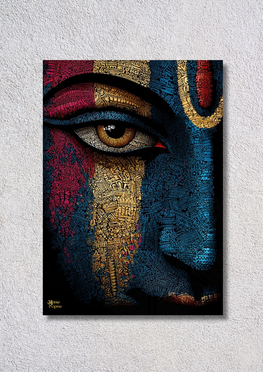 Shiva Face – // poster // A4 and A3