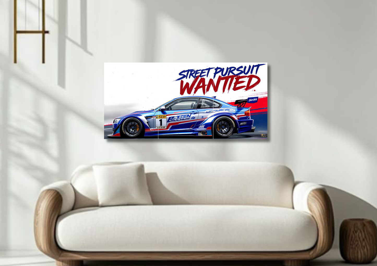 Mitsubishi Lancer X Racing Car // poster // a4 and a3