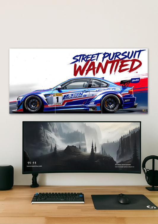 Mitsubishi Lancer X Racing Car // poster // a4 and a3