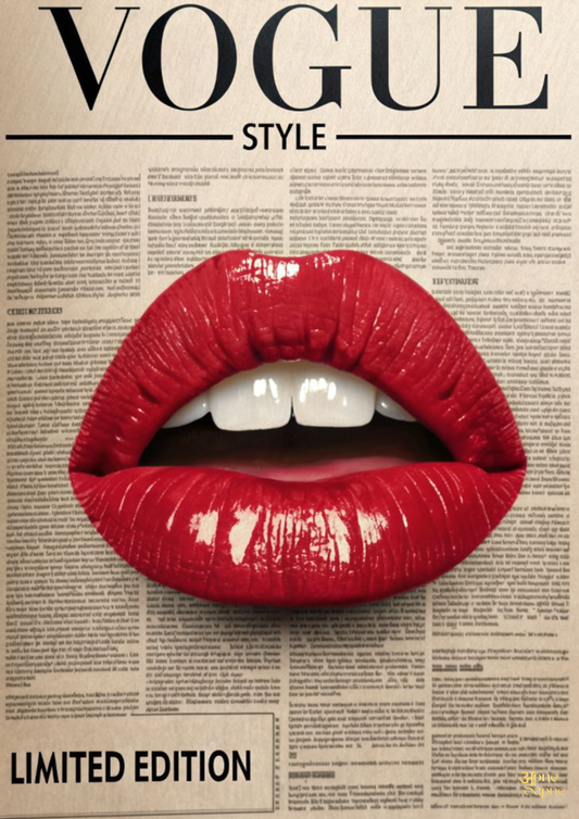 Vogue Lips // Poster // A4 and A3