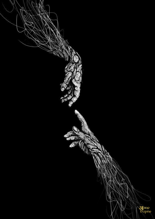 Holding Hands // poster // a4 and a3