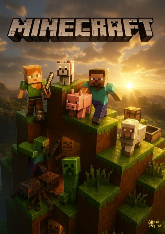 Minecraft Heroes // Poster // A4 and A3