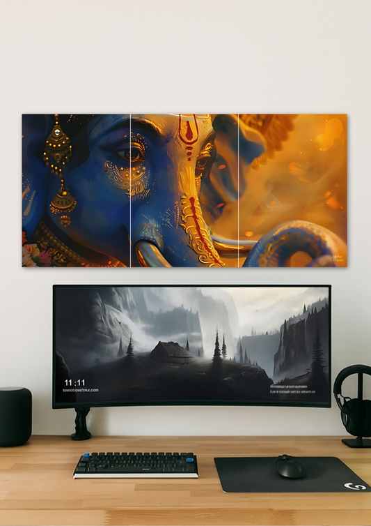 Lord Ganesha // split poster // a4 and a3
