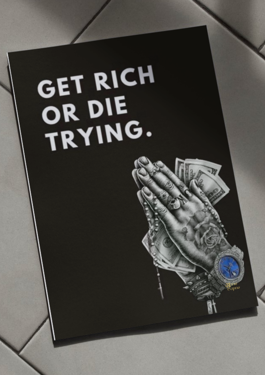 Rich or die // poster // a4 and a3