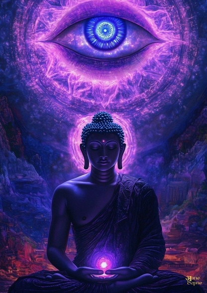 426. Third Eye Meditation // Poster // A4 and A3