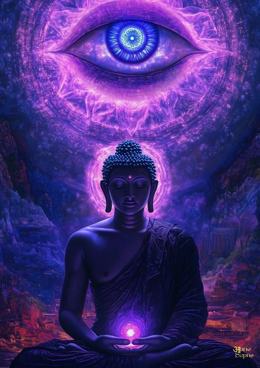 426. Third Eye Meditation // Poster // A4 and A3
