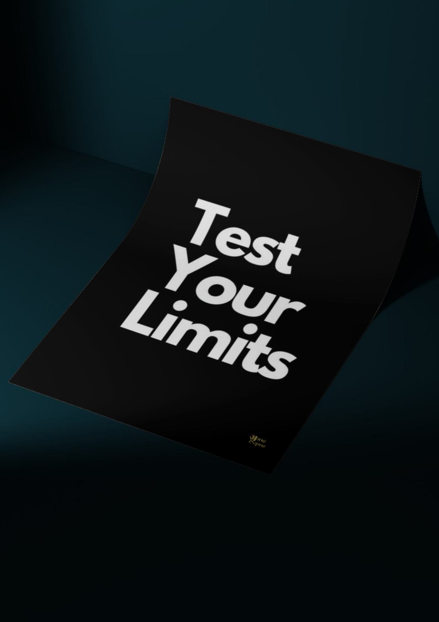 Your Limits // poster // a4 and a3