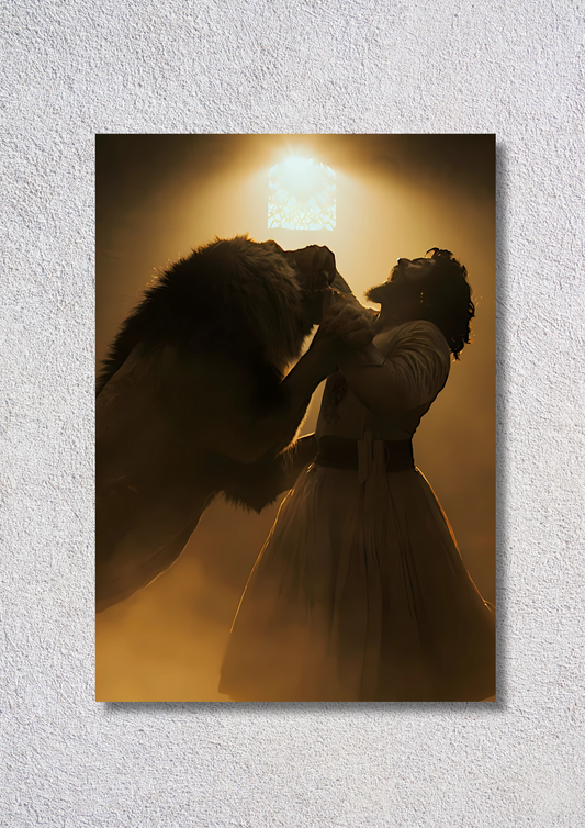 Chhava Fighting Scene // poster // a4 and a3