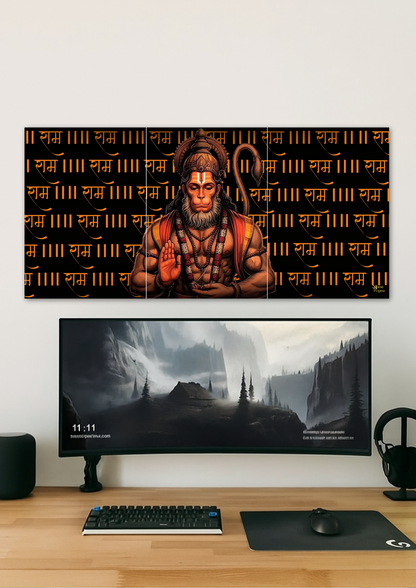 Lord Bajrangbali // split poster // a4 and a3