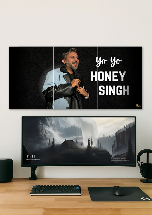 Yo-Yo Honey Singh // split poster // a4 and a3