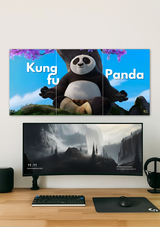 Kung-Fu-Panda // split poster // a4 and a3