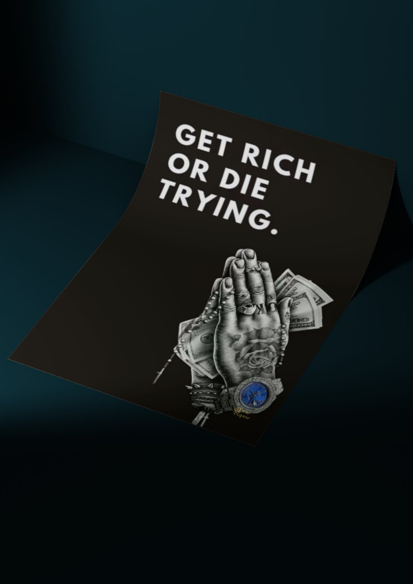 Rich or die // poster // a4 and a3