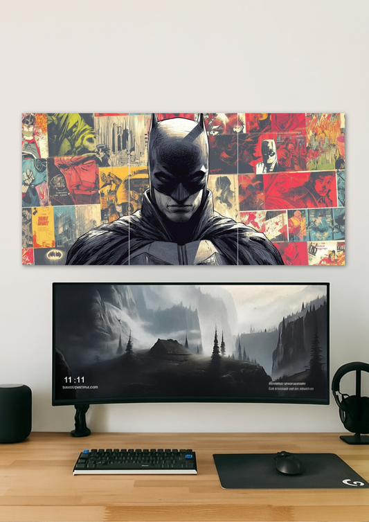 Bat Man bold // split poster // a4 and a3