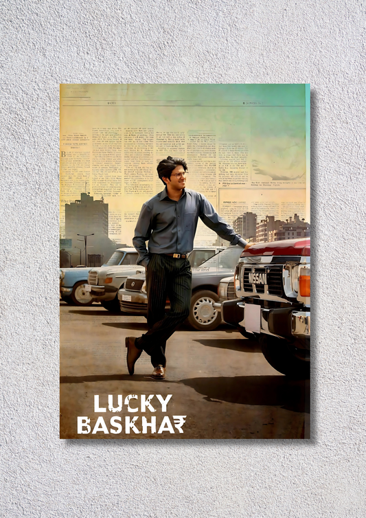 Lucky Baskhar // poster // a4 and a3