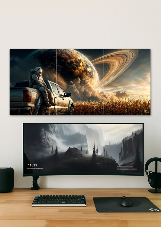 Sci-Fi Planet // Split Poster // A4 and A3