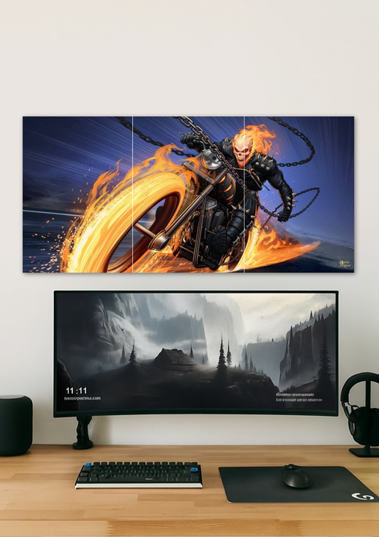 Ghost Rider // split poster // a4 and a3