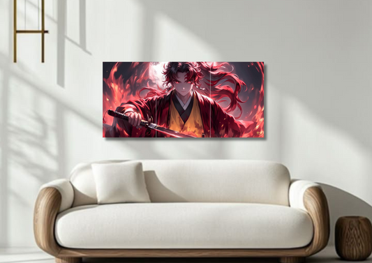 Demon Artwork // Split Poster // A4 and A3