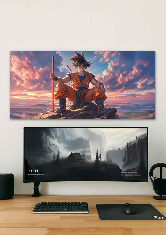 Goku // Split Poster // A4 and A3