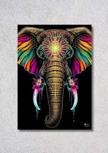 Unique Elephant // poster // a4 and a3