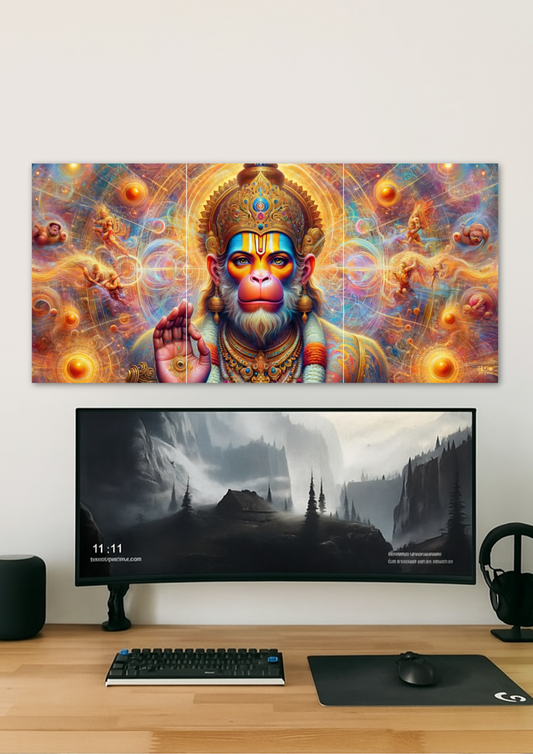 Lord Hanuman // split poster // a4 and a3