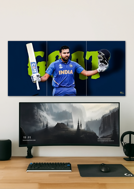Rohit Sharma // split poster // a4 and a3