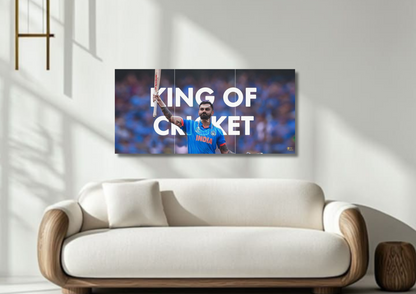 King Of Cricket // split poster // a4 and a3