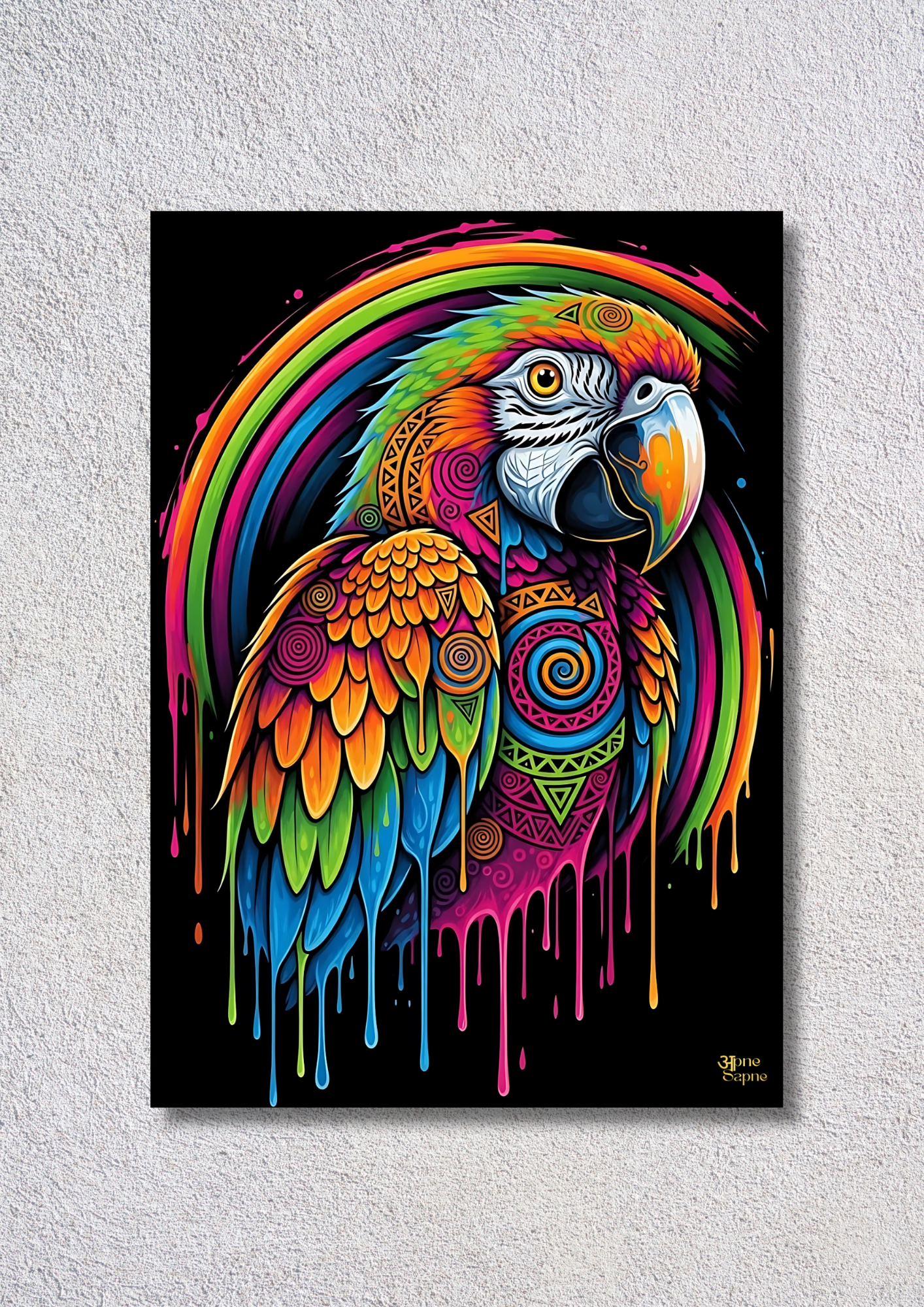 Parrot illustration #2 // poster // a4 and a3