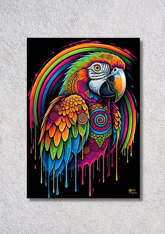 Parrot illustration #2 // poster // a4 and a3