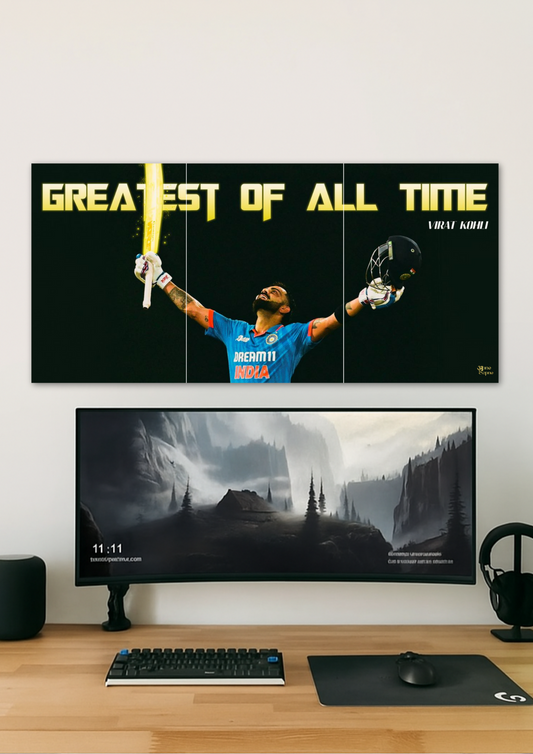 Greatest Of All Time // split poster // a4 and a3