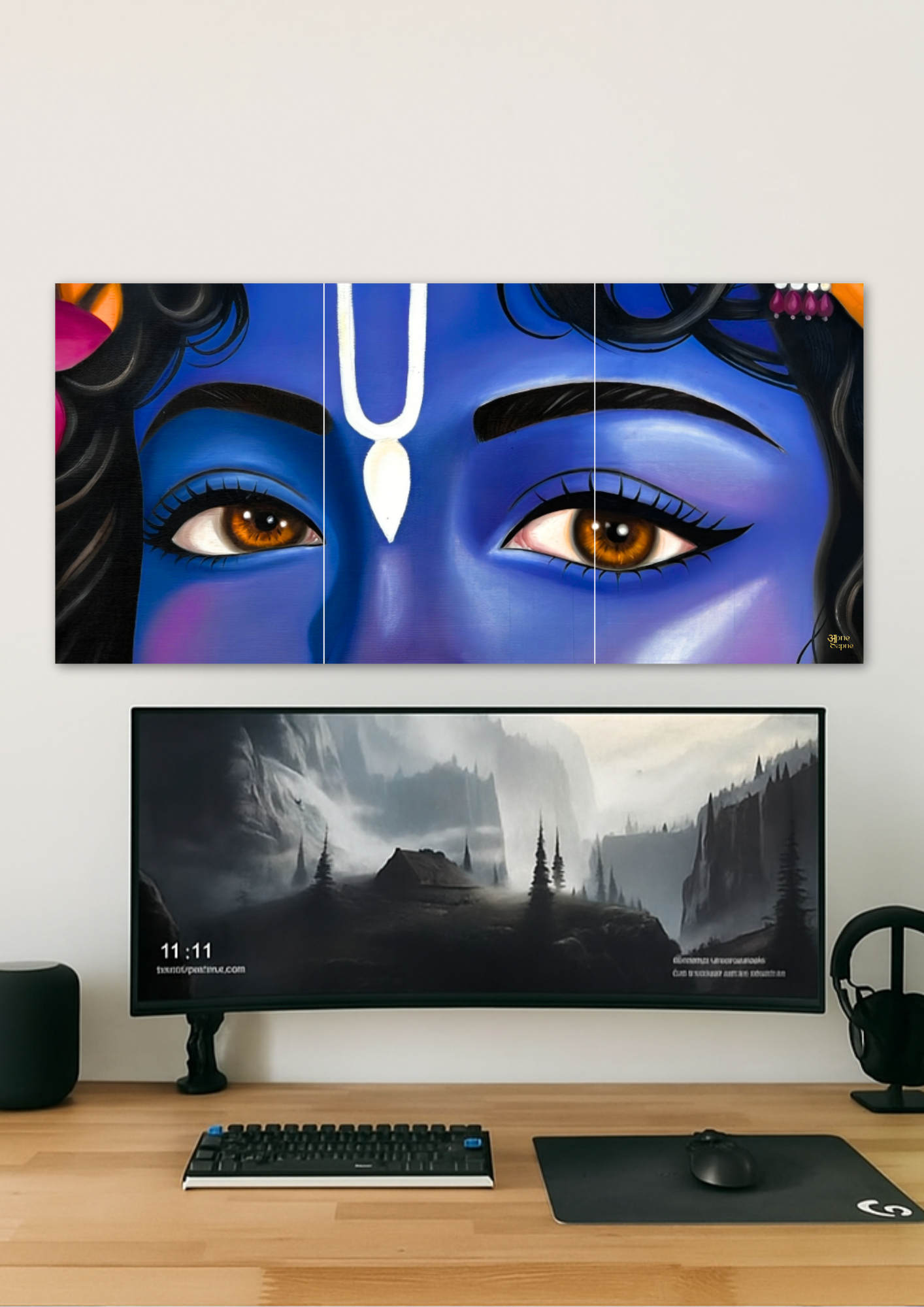 Lord Krishna // poster // a4 and a3