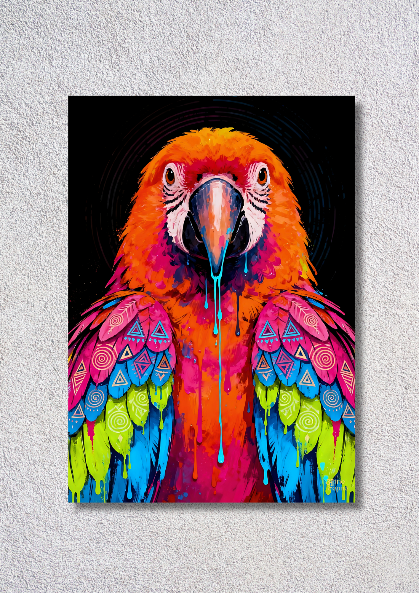 Parrot illustration #3 // poster // a4 and a3