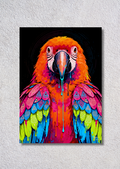 Parrot illustration #3 // poster // a4 and a3