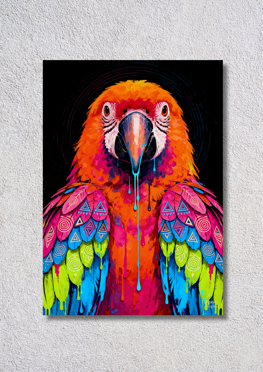 Parrot illustration #3 // poster // a4 and a3
