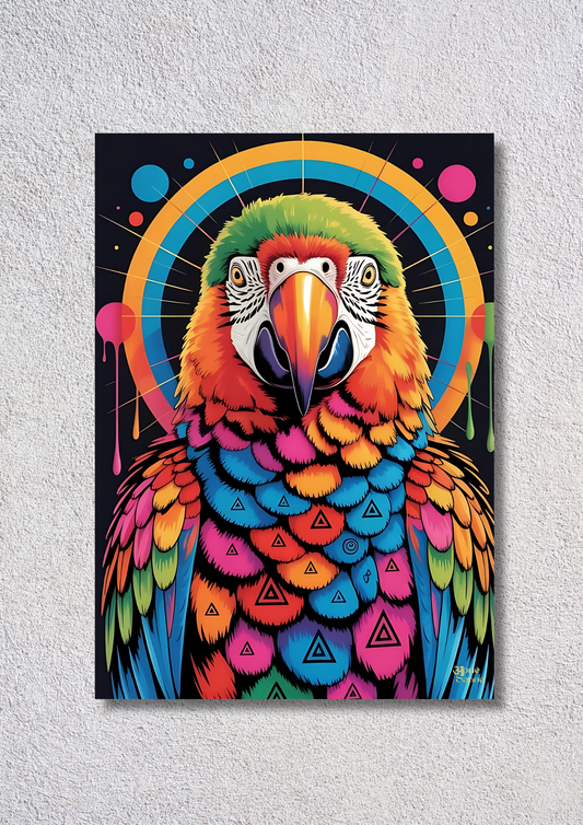 Parrot illustration #4 // poster // a4 and a3