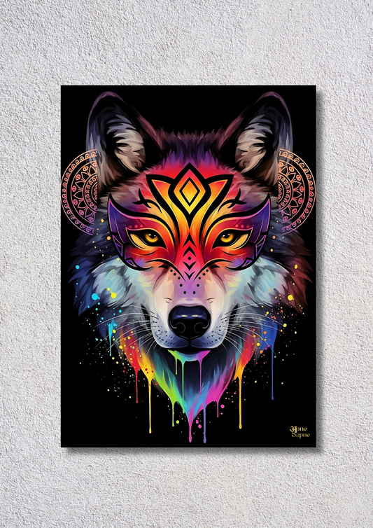 Wolf illustration #1 // poster // a4 and a3