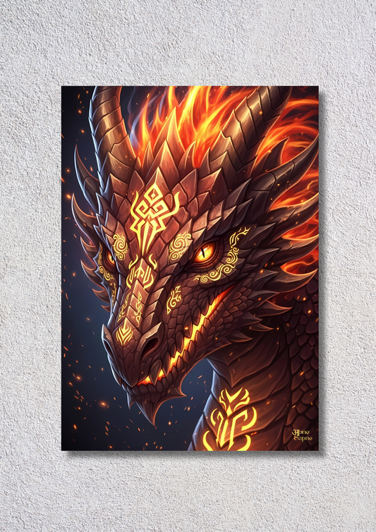 Dragon // poster // a4 and a3