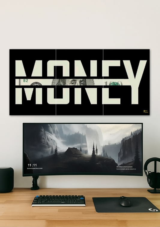 Money // split poster // a4 and a3