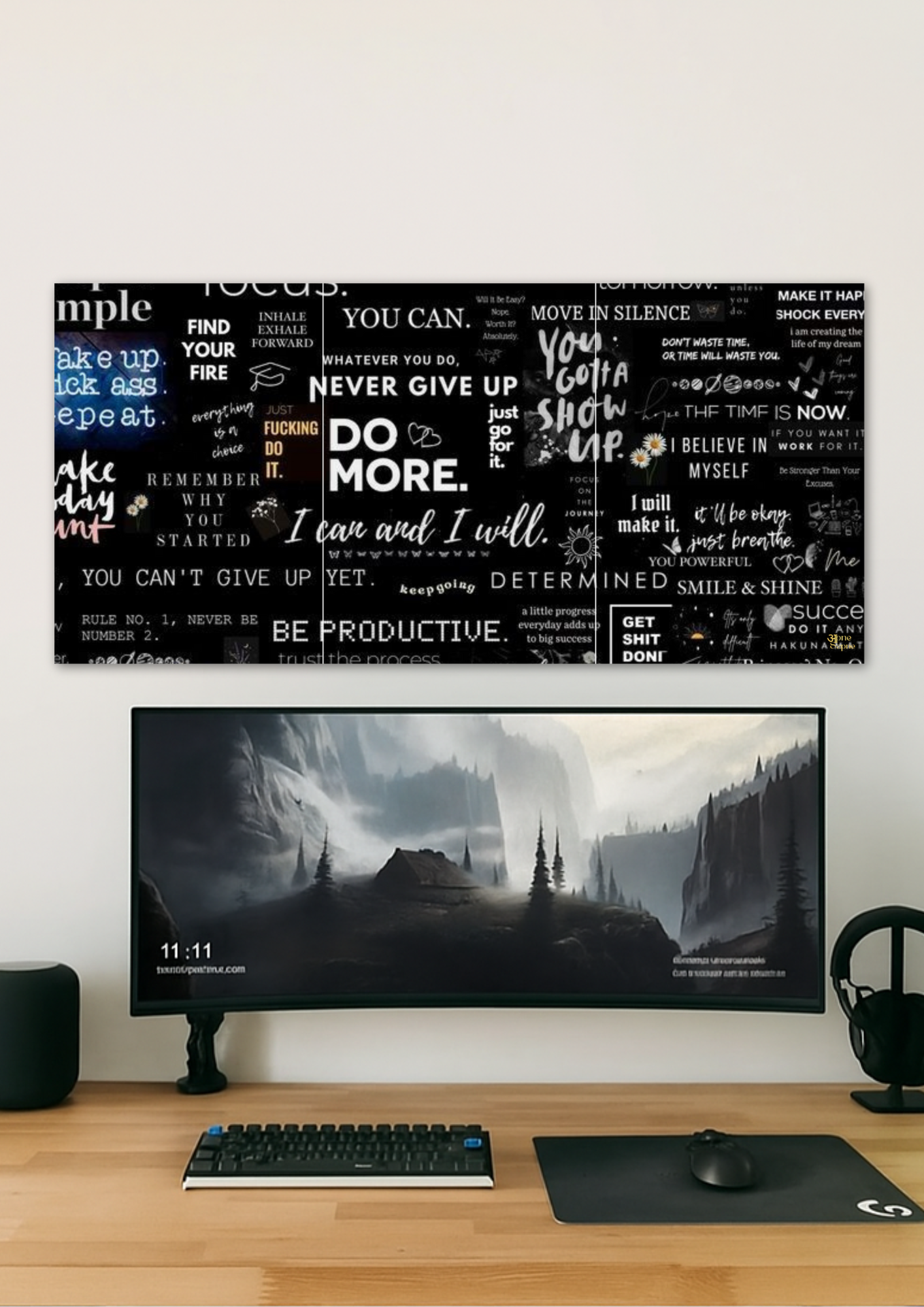 Do More // Split Poster // A4 & A3