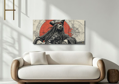 Pirate Captain Wall // poster // a4 and a3