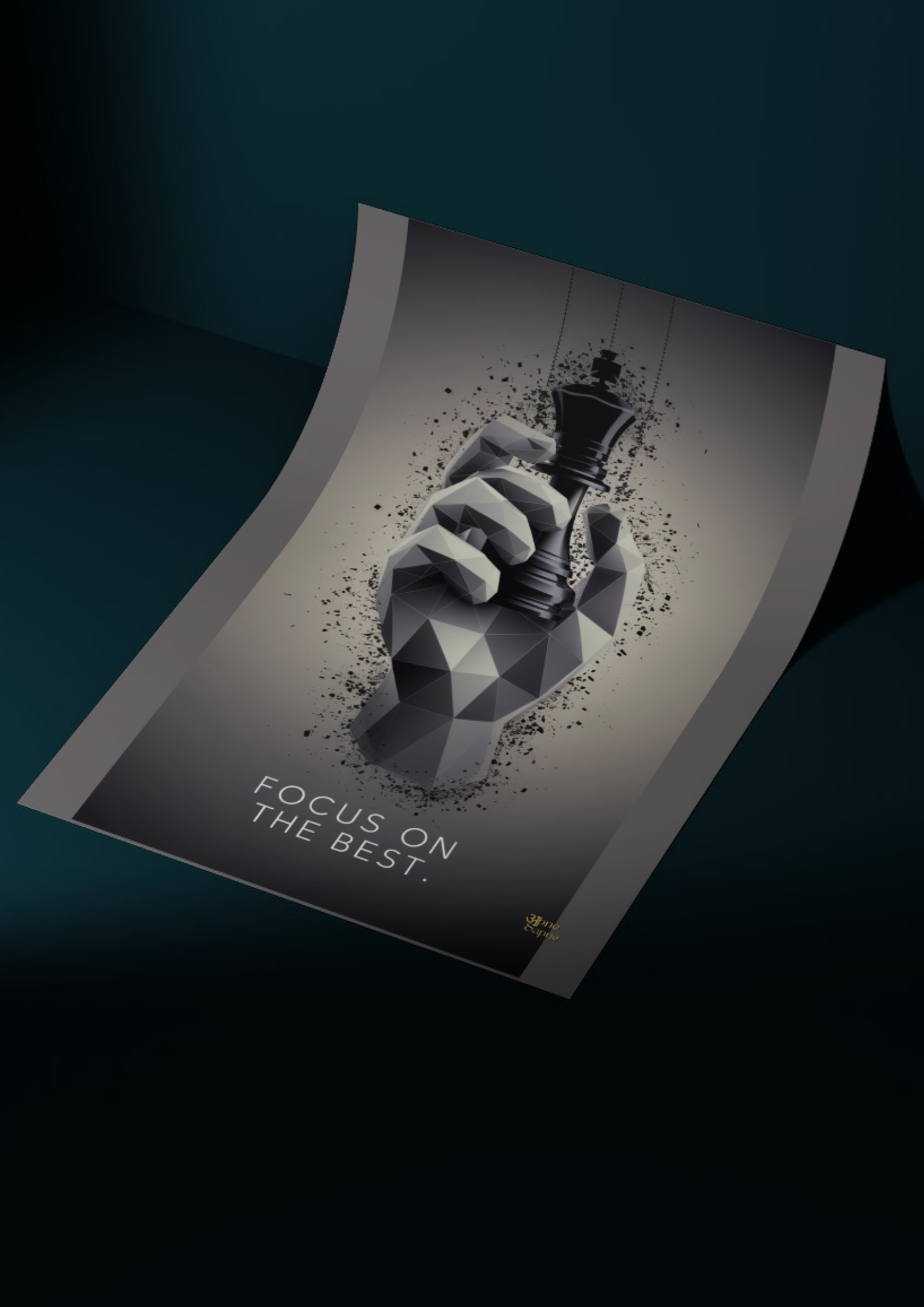 Focus on the best // poster // a4 and a3