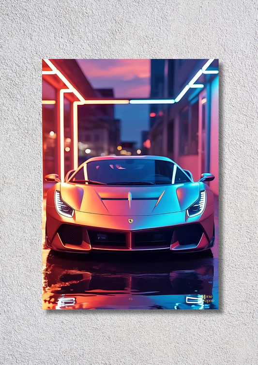 Car illustration // poster // a4 and a3