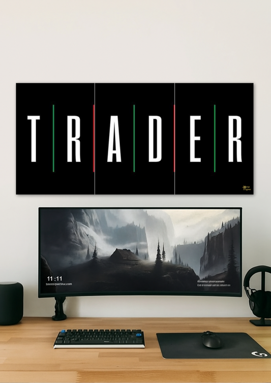 TRADER Bold // Split Poster // A4 & A3