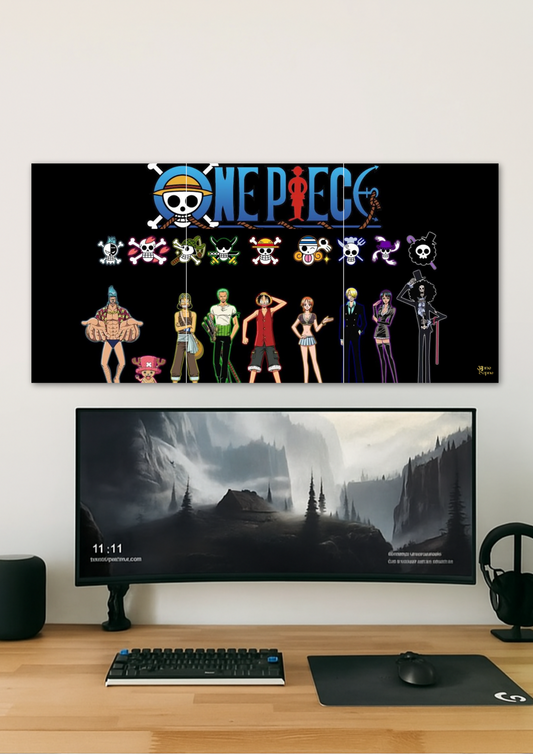 One Piece Crew // Split Poster // A4 & A3